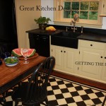 Our kitchen from earlyamericanfloorcloths.com