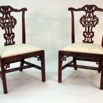 Carved Chippendale chairs